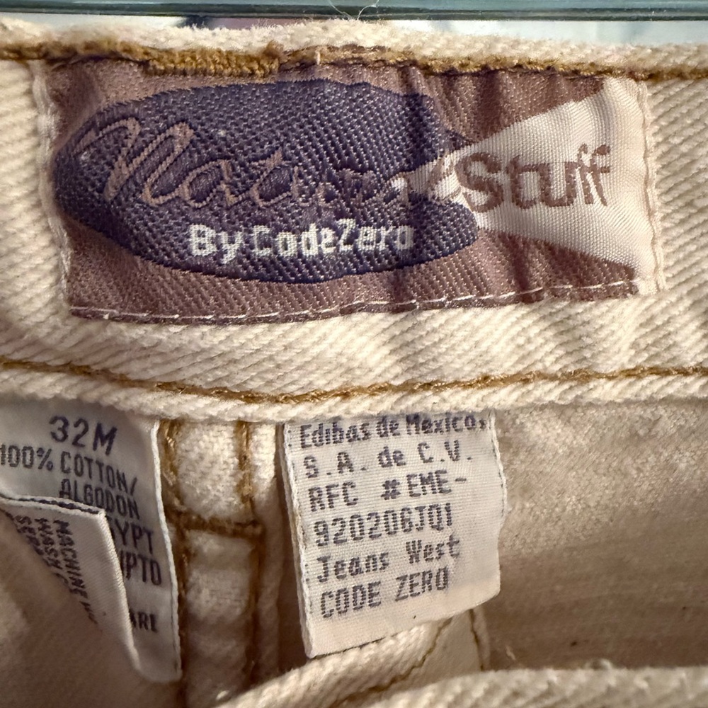 Natural Stuff By Code Zero Women's Cream Jeans - image 8